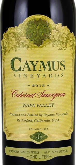 Caymus wine outlet 2015